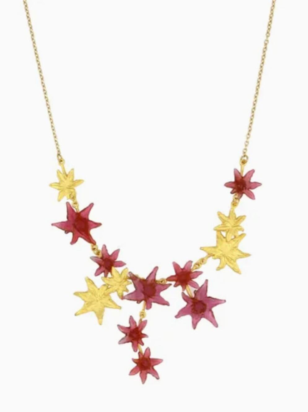 Michael Vincent Michaud 18K Japanese Maple Statement Necklace